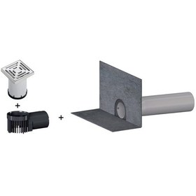 Resim Dallmer Dallbit Bitümlü Membran Parapet Süzgeci 100Lük 15X15 Cm 