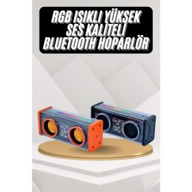 Resim Techno Stock Bluetooth Hoparlör Taşınabilir Hoparlör 5.0 Bluetooth Tws Stereo Kablosuz 