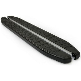 Resim Omsa Line Bmw X5 F15 2013-2018 Blackline Mat Siyah Alüminyum Alınlı Yan Basamak 