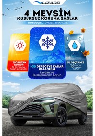 Resim Skoda Kodiaq Uyumlu Lüks Araba Brandası Miflonlu Branda Oto Çadır Örtü 