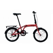 Resim Bisan Twin-s Katlanır Bisiklet Kadro:28cm Vites:6 20" Jant Kırmızı/siyah 