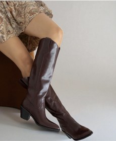 Resim runa shoes KOVBOY ÇİZME WESTERN PARLAK ÇİZME 