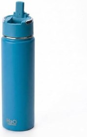 Resim Deconox 650 ml Paslanmaz Çelik Termos Matara - 4 Renk (Krem, Yeşil, Siyah, Mavi) - Sıcak ve Soğuk Tutan Sporcu Suluk ve Ofis Şişesi (MAVİ) 