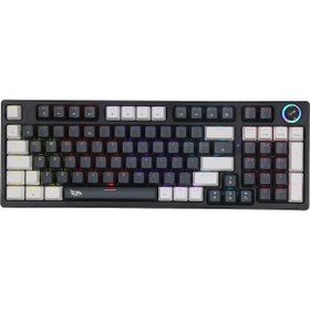 Resim Gameagle Strike Plus MK-96X1ABB Mekanik Işıklı Blue Switch Gamer Oyuncu Klavye 