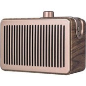 Resim Xhang Taşınabilir Bluetooth Hoparlör Bas Stereo Mini Kablosuz Hoparlör Desteği Fm Radyo U Disk Tf Kart Ses Çıkışı Hoparlörler Bluetooth | Taşınabilir Hoparlörler (Ahşap Tahıl Rengi) 