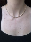 Resim Gold Baget Su Yolu Kolye 