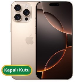 Resim Apple iPhone 16 Pro YD | 512 GB Çöl Titanyum 