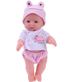 Resim 30cm Yeniden Doğmuş Kız Bebek Bebek Yumuşak Elastik Pvc 3d 