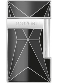 Resim S.t. Dupont Slimmy Fire X Siyah Çakmak 028277 