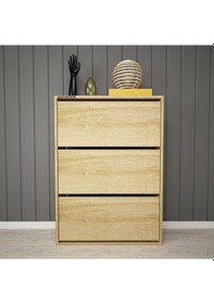 Resim Belen Ayakkabılık Safir Meşe 