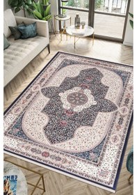 Resim Amasra Koyu Mavi Halı Yumuşak Oturma Odası Salon Çocuk Odası Mutf Koyu Mavi 