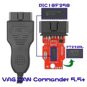 Resim Vag Can Commander 5.5+ Pin Reader 3.9beta Vwskoda Teşhis Tarayıcı ARACI-1852 