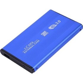 Resim USB 2.5" Harici HDD Kutusu USB 3.0 Alüminyum Mavi 