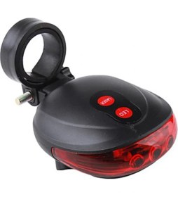 Resim Mobee Bisiklet Lambası Lazer Şeritli Güvenlik Arka Stop Lamba LED Işık 