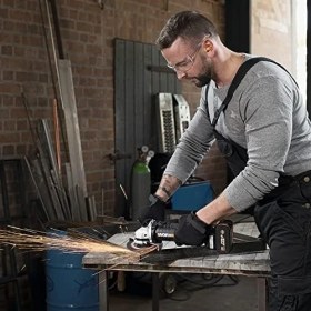 Resim WX813 20VOLT 4.0AH. Li-Ion Tek Akülü 115MM Kömürsüz Profesyonel Şarjlı Avuç Taşlama 