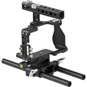 Resim Ayex Sony A6000, A6300, A6500 Için Ayex C6 Camera Cage, Kamera Kafesi 
