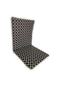 Resim Sandalye Minderi 6 Adet Bağcıklı Bahçe Minderi Arkalıklı(Karaçatı 