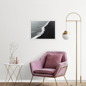 Resim Kitap Şeyleri Beyaz Ikea Çerçeveli Beyaz Beyaz Sahil Tablo 