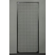 Resim Rafburada Sık Telli Tel Raf - Tel Pano Stand, Duvar Askılığı - 100x200 cm 