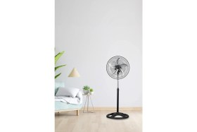 Resim Kumtel 3in1 Sanayi Tipi 18" Ayaklı Vantilatör 50 W Geniş Salınım Açısı ile Etkili Serinletme 