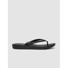 Resim FitFLop FitFlop IQUSHION ERGONOMIC J80 Siyah Erkek Parmak Arası Terlik 