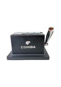 Resim Cohiba Siyah Masa Tipi 4 Fonksiyonlu Metal Puro Makası Kesici - Tr8730 