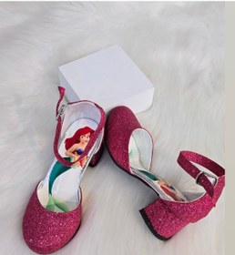 Resim patik ayakkabı KIZ ÇOCUK TOPUKLU PRENSES AYAKKABISI 