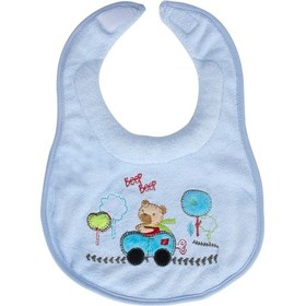 Resim Sevi Bebe Ağız Salgı Önlüğü Art-50 Arabalı Çok Renkli 