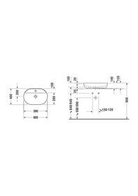 Resim Duravit Luv Çanak Lavabo 60 CM 0380600000 