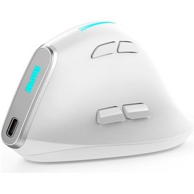Resim Zelotes F36 9 Tuşlu Dikey Kavrama Ergonomik Programlama Çift Bluetooth 2.4g Kablosuz Fare Beyaz Diğer 