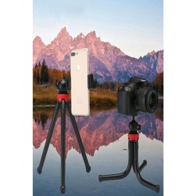 Resim teknosepetim Esnek Flexible Tripod Kamera Profesyonel Telefon Tutucu 360 Derece Tripot 3110 Ikı Ayak Trıpddd 