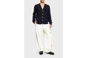 Resim Giuseppe Zanotti Deri Logolu Kalın Tabanlı Sneaker Ayakkabı Erkek Ayakkabı RU50007 