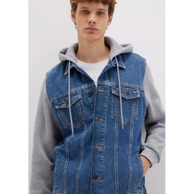 Resim Mavi Lenny 90'S Vintage Erkek Jean Ceket (M0112735-90399) 