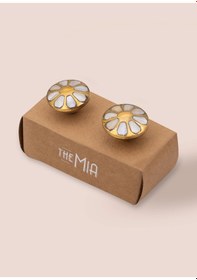 Resim The Mia Pirinç Çekmece Ve Dolap Kulbu 2li Set Klp18 Çok Renkli 