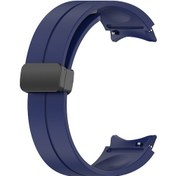 Resim Galaxy Uyumlu Watch 5 40mm Uyumlu Krd-84 Uyumlu Zore Kordon-lacivert 