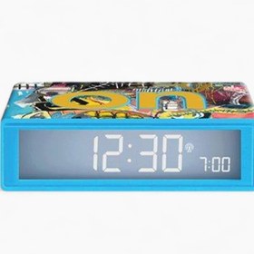 Resim Lexon X Jean-Michel Basquiat Skull Flip + Alarm Saat - Çok Renkli 