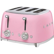 Resim Smeg Pembe 1x4 Ekmek Kızartma Makinesi 