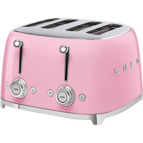 Resim Smeg Pembe 1x4 Ekmek Kızartma Makinesi 