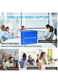 Resim Usb 3.0 4k Hdmi Video Capture Usb 3.0 Hd Video Kaydedici 
