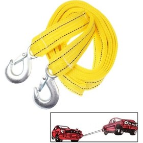 Resim Sones 5 Ton Araç Çekme Halatı, Uzunluk: 4m Sarı 