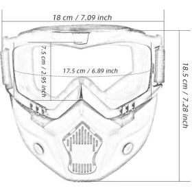 Resim Jet Kask Maskesi Aynalı Gri 