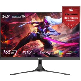Resim Gamebooster GB-2516FF 24.5" 165hz 0.2ms Advanced Tn Panel Fhd Freesync, G-Sync 1xhdmı 1xdp Gaming Monitör 