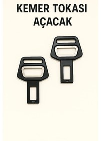 Resim Tüm Araçlara Uyumlu Kemer Tokası Ve Şişe Açacağı 