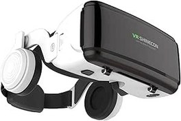 Resim Uhngw VR Kulaklık, Ayarlanabilir Sanal Gerçeklik HD Lensler Gözlük 3D Cep Telefonu için, Vr Gözlük Anti-Mavi Işık Çocuklar Yetişkinler için 