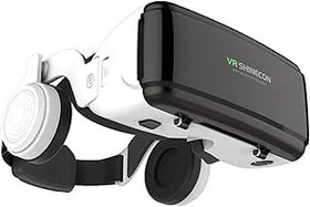 Resim Uhngw VR Kulaklık, Ayarlanabilir Sanal Gerçeklik HD Lensler Gözlük 3D Cep Telefonu için, Vr Gözlük Anti-Mavi Işık Çocuklar Yetişkinler için 