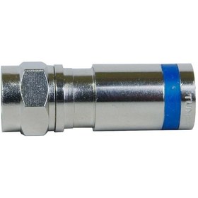 Resim Gesi Rg6 Sıkmalı F Konnektör - Mavi 100 Adet 