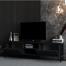 Resim Meltem Çelik - BMdekor TV Sehpası Afra Mermer Desen 150 cm 