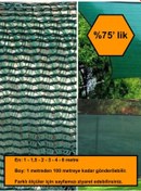 Resim %75 Gölge Oranlı File, Gölgelik, Gergi File, Bahçe Gölgeliği, 2x42 Metre 