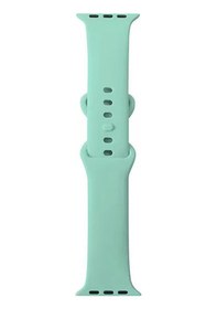 Resim Apple Uyumlu Watch Series 1/2/3 38mm Yumuşak Hafif Silikon Kordon Kayış 