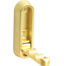 Resim Honmex Gri Oval Duvar Tipi Katlanabilir Metal Krok, Çelik Ve Çinko Alaşımlı, Giysi-çanta-mutfak Gereçleri Asma, 3 Adet 